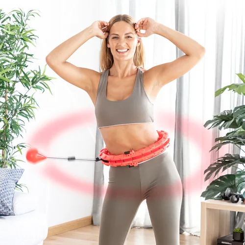 Vista 2 de Aro de Fitness Inteligente Ajustable con Peso Fittehoop InnovaGoods