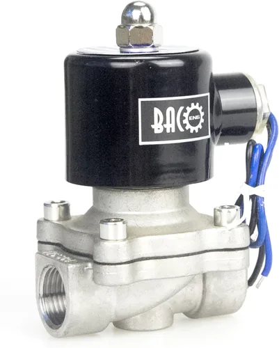 Vista 11 de Válvula solenoide eléctrica de latón Bacoeng de 1 pulgada y 110 V CA (NPT, normalmente cerrada)