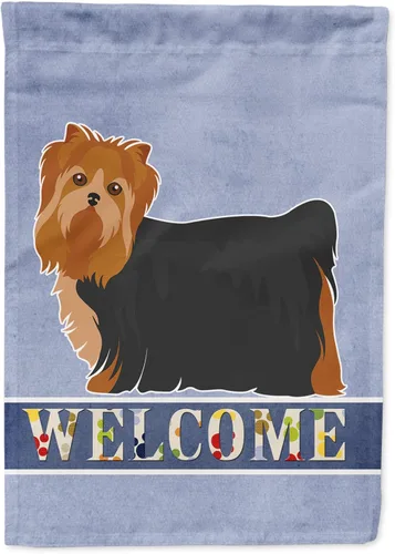 Vista 91 de Caroline's Treasures CK3645GF Bandera de bienvenida de bulldog inglés para jardín, bandera decorativa para patio exterior, obras de arte de patio
