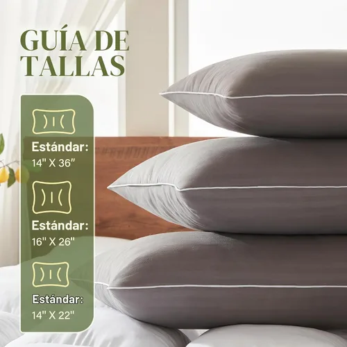 Vista 6 de Relleno de almohada de espuma viscoelástica de 36 x 56 cm, relleno de almohada lumbar premium para almohada decorativa, sala de estar, sofá y Gris