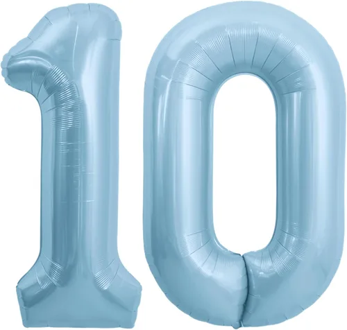 Vista 14 de TONIFUL Globo de aluminio negro de 40 pulgadas con el número 0, decoraciones de cumpleaños negro (Bk-black)