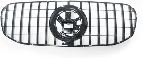 Vista 4 de Ajuste de ventilación de barra de rejilla frontal negra ABS para Mercedes Benz X167 GLS 2020-2024