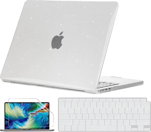 Vista 25 de GVTECH Funda para MacBook Air de 13 pulgadas (2010-2017) A1369 A1466 carcasa rígida de plástico, carcasa negra