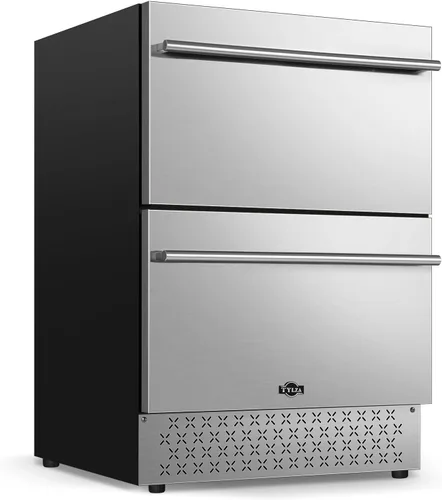 Vista 12 de Tylza Refrigerador de exhibición de encimera Puerta de vidrio doble de 2.7