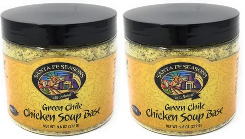 Vista 4 de Santa Fe Seasons Base de sopa de chile verde, 9.6 oz