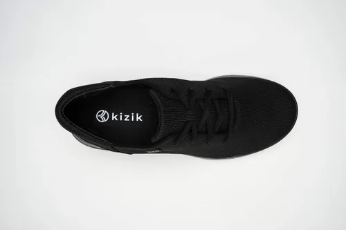 Vista 7 de Kizik Madrid - Zapatos deportivos cómodos y transpirables de punto ecológico, fáciles de poner, zapatos para caminar para hombres, mujeres