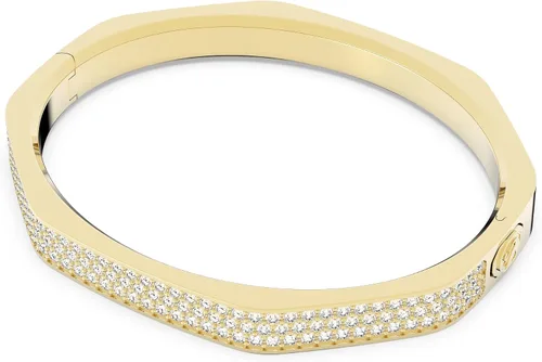 Vista 2 de Swarovski Dextera - Pulsera de cristal con acabado dorado