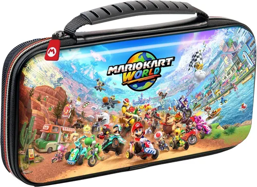 Vista 2 de R.D.S. INDUSTRIES, INC. – Game Traveler Deluxe Licensed Travel Case Designed for Nintendo Switch, Nintendo Switch 2, OLED, Mario Kart World