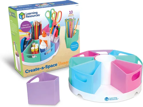 Vista 9 de Centro de almacenamiento "creador de espacio" Learning Resources, colores brillantes