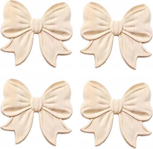 Vista 15 de 4PCS madera tallada Onlay Appliques DIY decoración de muebles, 05