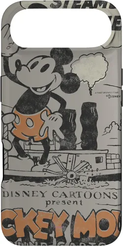 Vista 27 de Funda para iPhone 16 Disney 100 Mickey Mouse Steamboat Willie Sound Cartoon D100