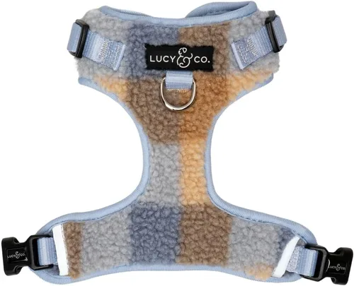 Vista 22 de Lucy & Co. Appley Ever After - Arnés de pana para perro, sin tirones, talla Appley Ever After Corduroy