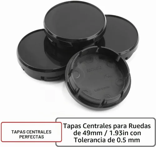 Vista 6 de RTRHINOTUNING 4 unidades de tapacubos centrales de 49 mm Compatibles con BRZ Scion FR-S 86 GR86 Tapa de rueda de 49 mm para SU003-00797 28111CA010