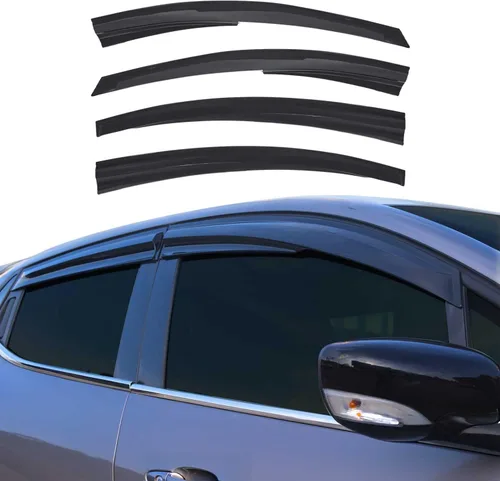 Vista 11 de OMAC Deflector de Capó y Protector contra Insectos Delantero para Chevrolet Cruze 2011-2015 Sedán Negro