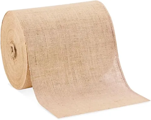 Vista 8 de AK Trading CO. Rollos de tela de yute natural de 2 pulgadas de ancho - 100 yardas