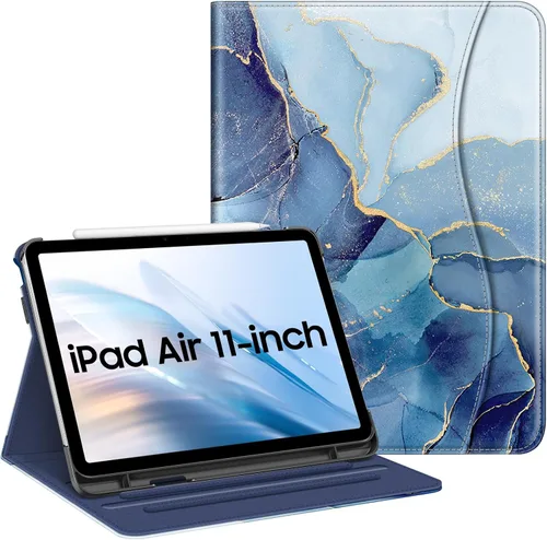 Vista 24 de Fintie Funda tipo libro para iPad Air de 11 pulgadas y iPad Air de 5ª/4ª Negro