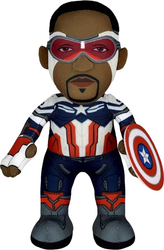 Vista 9 de Marvel Black Panther Figura de peluche de 10 pulgadas, un superhéroe para jugar y exhibir