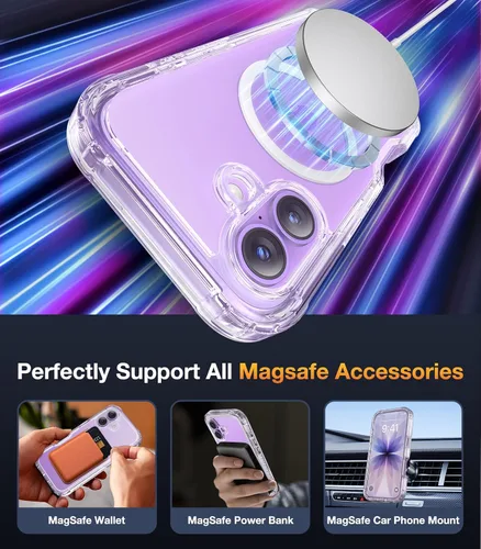 Vista 393 de DIACLARA - Funda transparente compatible con iPhone XR 6.1 pulgadas 2018