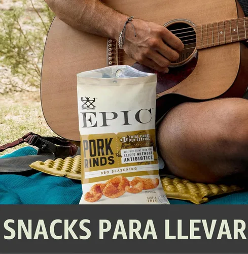 Vista 6 de EPIC Cortezas de cerdo BBQ sin gluten, 2.5oz
