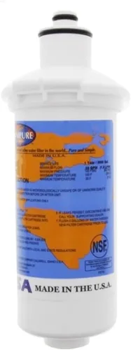 Vista 2 de IPW Industries Inc -Omnipure - E5320-6" x 2.5" E-Series 1 Micron Filtro de bloque de carbono Paquete de 2
