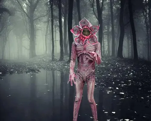 Vista 6 de Fury Strike Disfraz para niños de 10 años diseño de monstruo de flores de Halloween disfraz espeluznante para niños grandes disfraz de cosplay