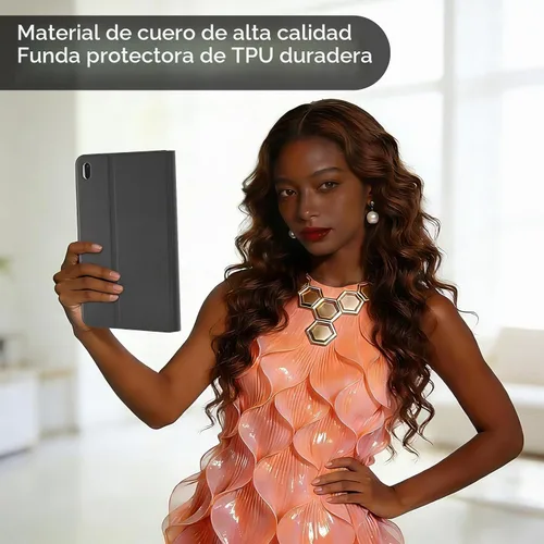 Vista 7 de WUIUHOU Tablet Android 14 de 7 pulgadas, tablet con funda, 8 GB de RAM (3 GB+5 GB extendido) y 32 GB de ROM, batería de 3000 mAh, cámara doble