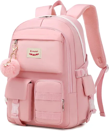 Vista 9 de Mochila para niñas, mochila escolar para laptop de 15.6 pulgadas, mochila grande para primaria, primaria, escuela media, mochilas para niños