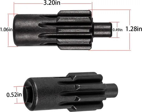 Vista 4 de Yoursme Herramienta de barrer/torneado del motor para motores Paccar MX13 Kenworth T880 Truck y Peterbilt Reemplaza 1453158PE 1453158 1/2 "Drive