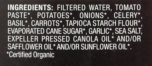 Vista 4 de Imagine Sopa cremosa de tomate y albahaca, orgánica, 32 oz