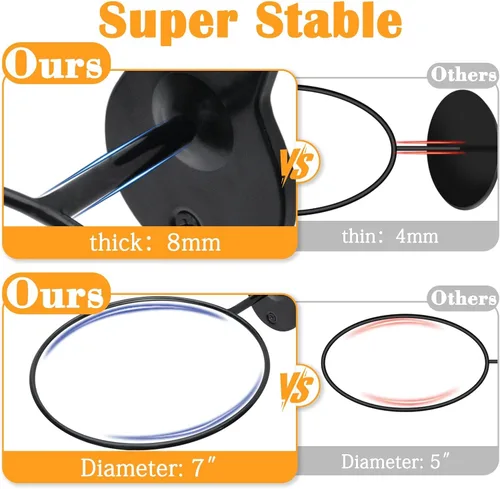 Vista 5 de Soporte de pared para baloncesto, soporte de bola de metal de 7 pulgadas de diámetro, almacenamiento de pelotas para baloncesto, fútbol, voleibol