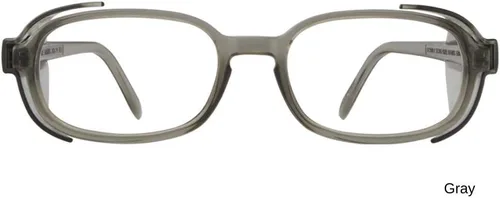 Vista 3 de ProEyes 10, anteojos de lectura progresivos de seguridad con escudo lateral protector, lente superior con potencia 0 (gris, 100 x)