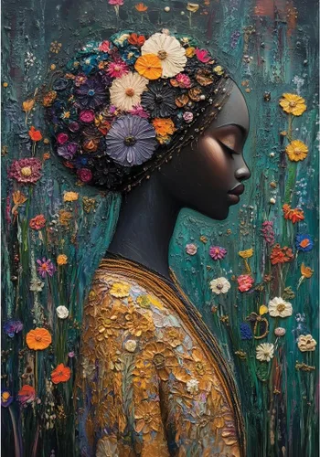 Vista 7 de Anatolian Puzzle - Damas africanas 2 x 500 piezas Jigsaw Puzzle # 3619