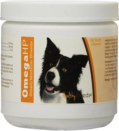 Vista 189 de Healthy Breeds Affenpinscher Omega HP - Masticables suaves para piel y pelaje, 60