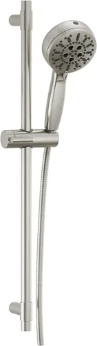 Vista 12 de Ducha de mano con barra deslizante de 7 ajustes con spray de limpieza