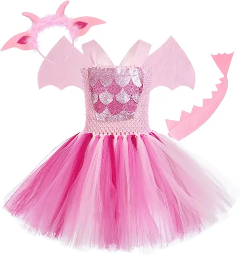 Vista 2 de FYMNSI Disfraz de animales de safari en la selva para niños y niñas, disfraz de fiesta de disfraces, diadema y cola para Halloween, cosplay, sesión