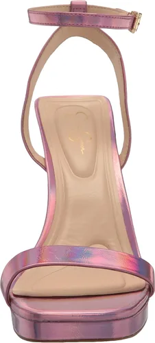 Vista 2 de Jessica Simpson Adonia - Sandalias de tacón alto para mujer, Rosa claro Irid