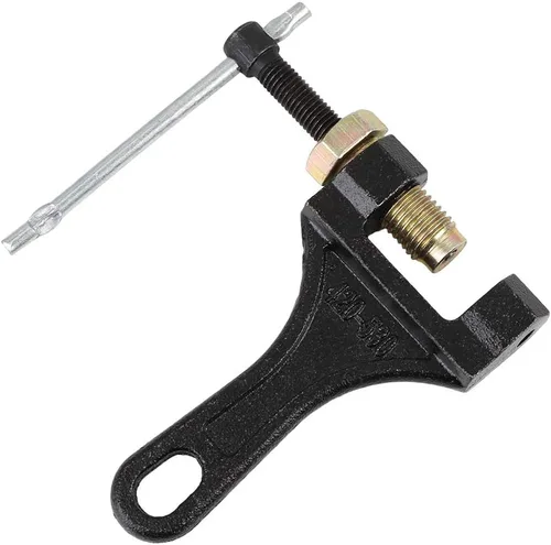 Vista 5 de X AUTOHAUX Herramienta de metal negro para motocicleta Dirt Pit Bike ATV Chain Splitter Cutter Herramienta universal para 420 428 520 525 528 530