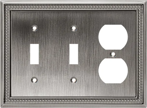 Vista 36 de Henne Bery Sunken Pearls Placa de Pared Decorativa de Servicio Pesado Placa de Interruptor Cubierta de Tomacorriente