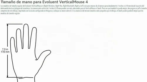 Vista 3 de Evoluent – Inventor del ratón vertical – VM4SW Ratón vertical ergonómico mano derecha Pequeño USB inalámbrico, esculpido para mayor comodidad