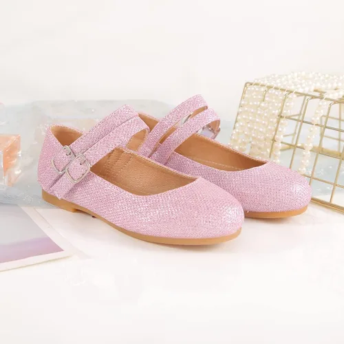 Vista 6 de JTENGYAO Zapatos de vestir de bailarina para niñas, zapatos planos de ballet Mary Jane para niñas pequeñas