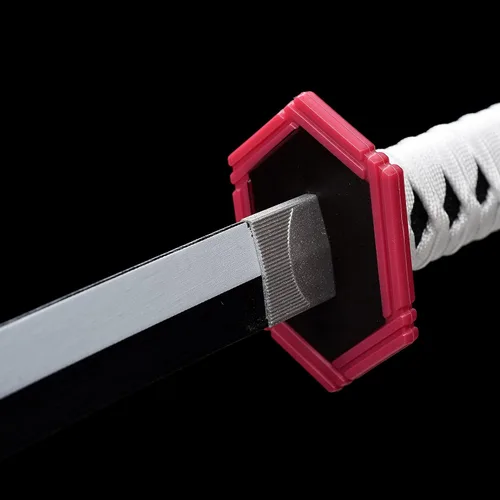 Vista 42 de ziqing Espada samurái de anime hecha a mano, espada Agatsuma Zenitsu, espada Kamado Tanjirou, espada Rengoku Kyoujurou de 41 pulgadas, varios