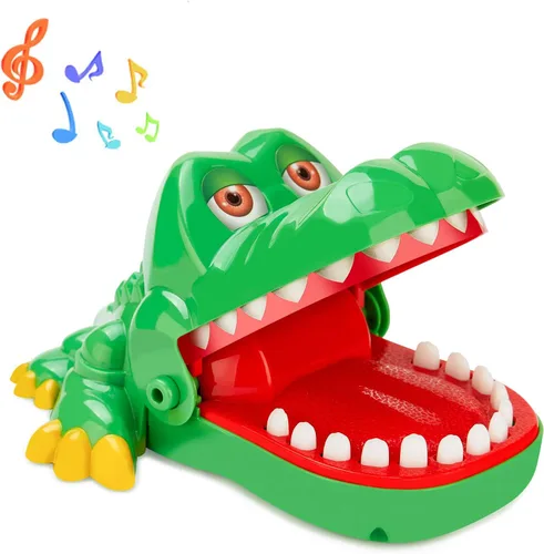 Vista 8 de Juego de Dientes de Cocodrilo para Niños, Juegos de Dentista de Dedo Mordedor de Cocodrilo Divertido Juego de Dientes de Caimán
