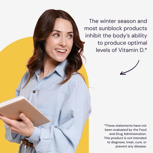 Vista 6 de Healthy Origins Vitamina D3 5,000 UI (sin OMG, alta potencia, apoyo óseo, apoyo inmunológico, sin gluten), 120 cápsulas blandas