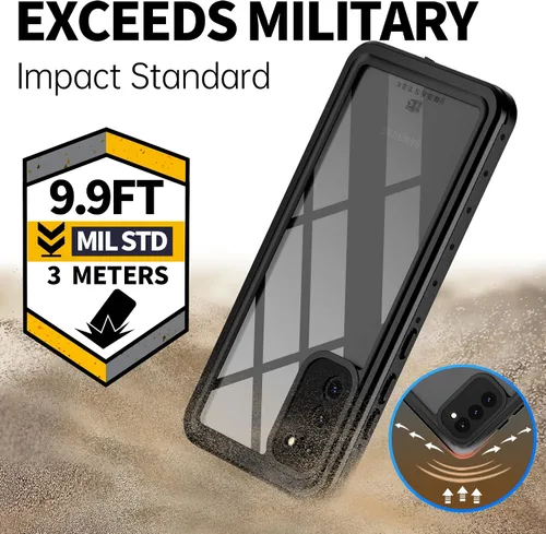 Vista 3 de BEASTEK Funda impermeable para Samsung Galaxy S20, serie NRE, a prueba de golpes, con protector de pantalla integrado, cubierta protectora de cuerpo