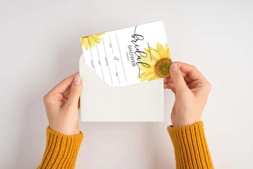 Vista 4 de Tarjetas de invitación para despedida de soltera con sobres, 4 x 6 pulgadas, multicolor, 25