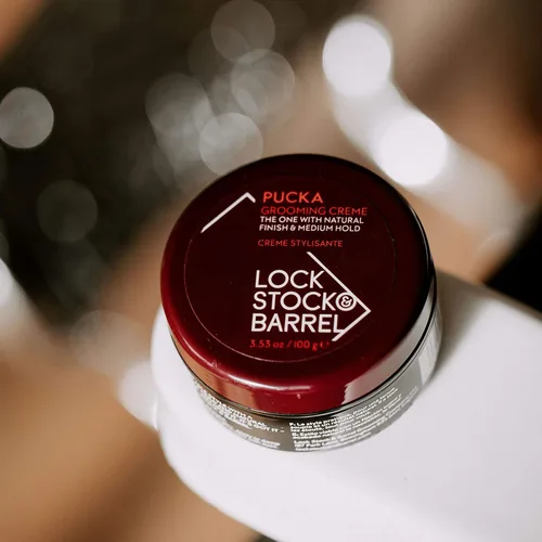 Vista 4 de Lock Stock & Barrel Pucka Grooming Creme Para Hombre 3.53 oz