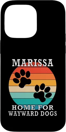 Vista 21 de Marissa Home for Wayward Dogs Family Name Case for iPhone 17