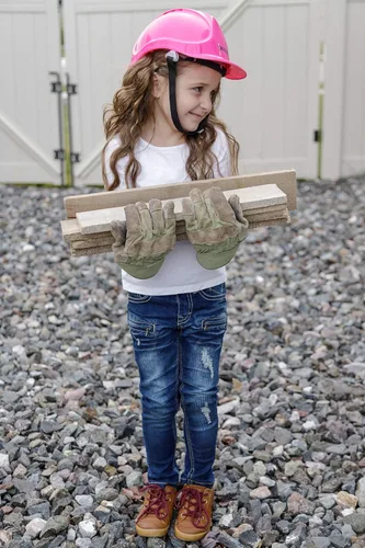 Vista 4 de Casco de construcción para niños de 2 a 6 años de edad, casco o disfraz de seguridad para niños