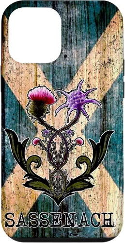 Vista 16 de Purple Thistle Flower Scottish Flag Scots Sassenach Vintage Case for iPhone 17