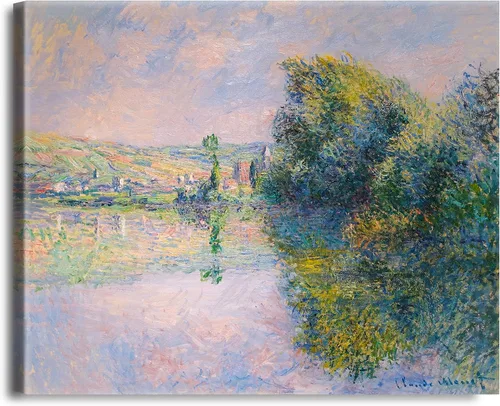 Vista 190 de A&T ARTWORK Antibes Seen from The Salis Gardens de Claude Monet Las Obras de Arte Clásico Mundial Reproducciones, Impresiones de Arte en Lienzo